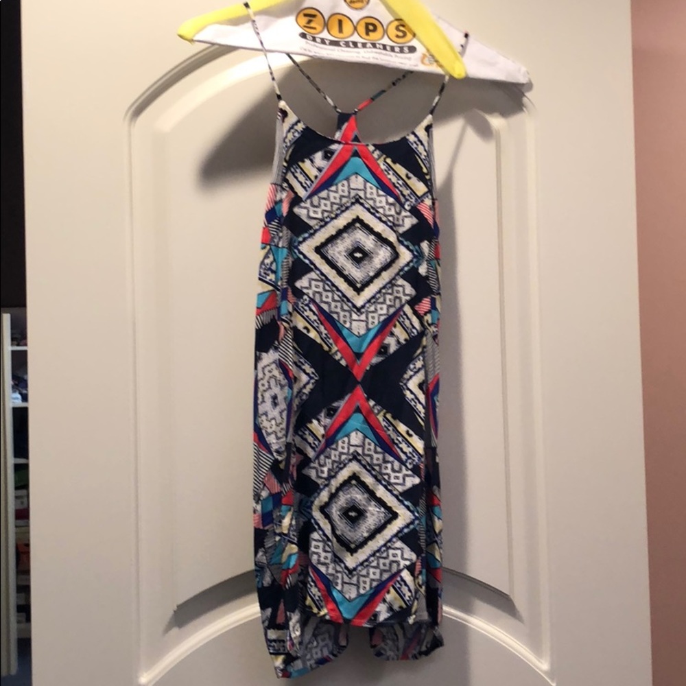 Tribal print tank